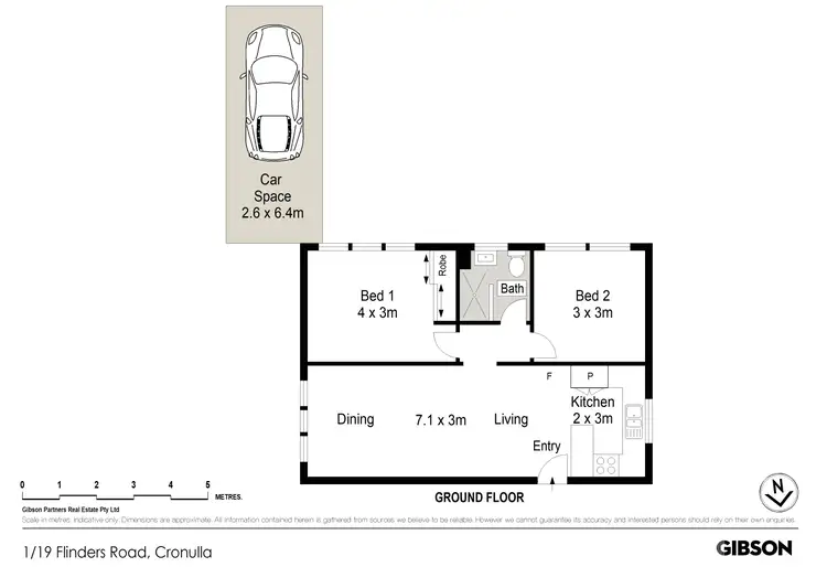 Floorplan of Homely apartment listing, 1/19 Flinders Road, Cronulla NSW 2230