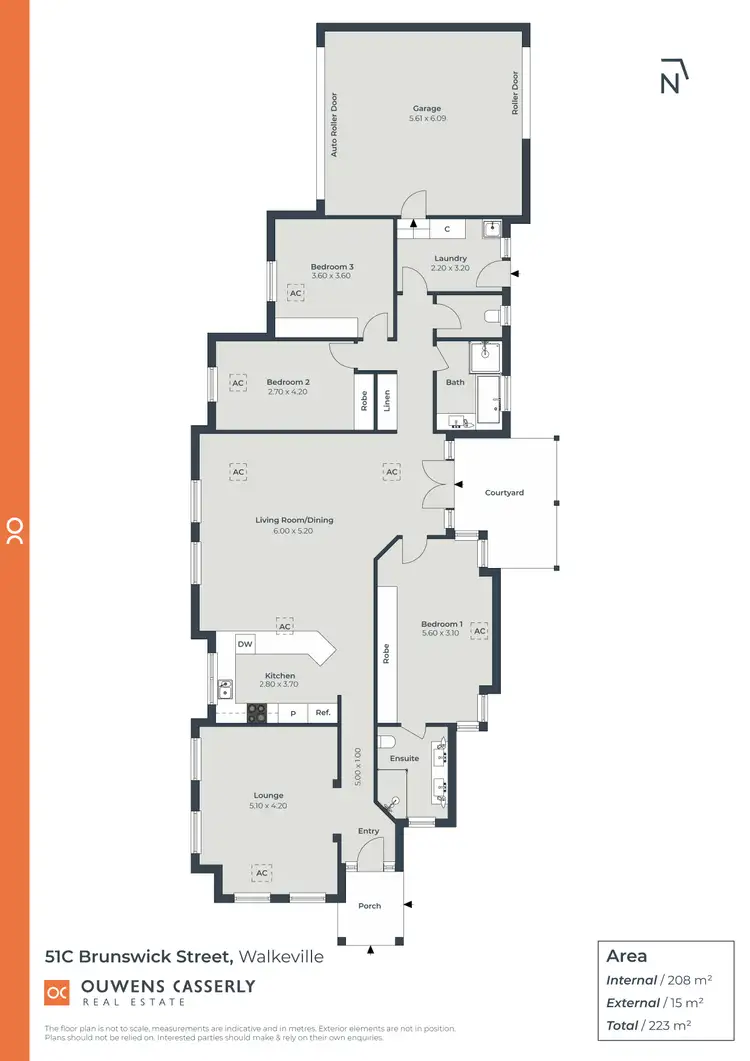 Floorplan of Homely house listing, 51C Brunswick Street, Walkerville SA 5081