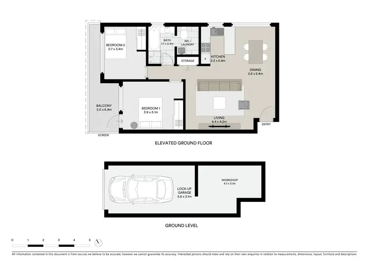 Floorplan of Homely unit listing, 3/27 Queens Road, Brighton-Le-Sands NSW 2216