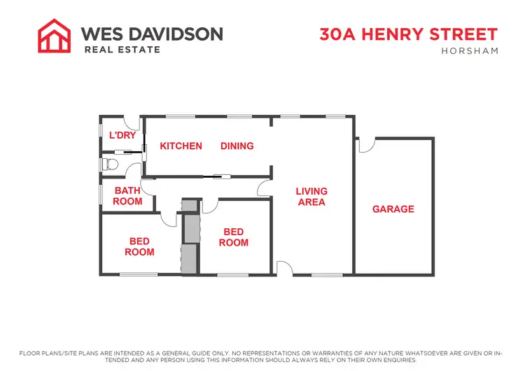 Floorplan of Homely unit listing, 30A Henry Street, Horsham VIC 3400