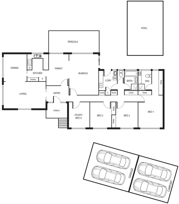 Floorplan of Homely house listing, 7 Meares Place, Wanniassa ACT 2903