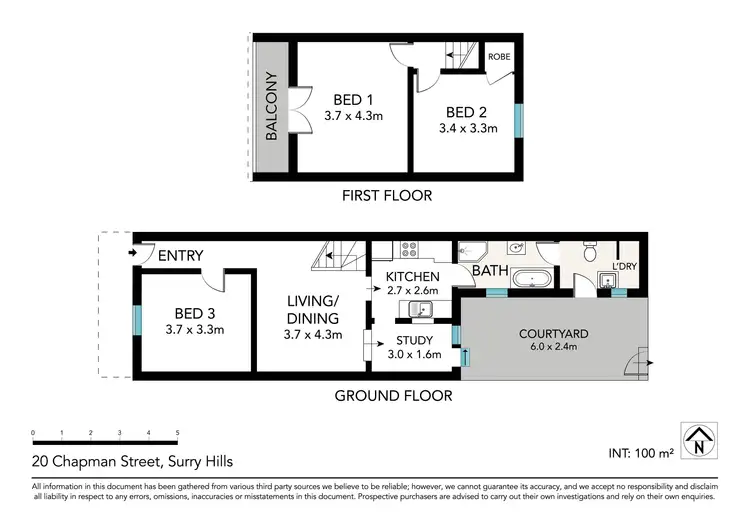 Floorplan of Homely house listing, 20 Chapman Street, Surry Hills NSW 2010