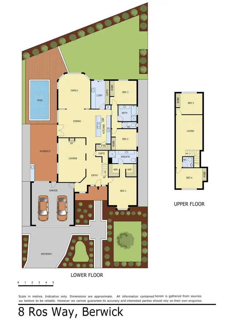 Floorplan of Homely house listing, 8 Ros Way, Berwick VIC 3806