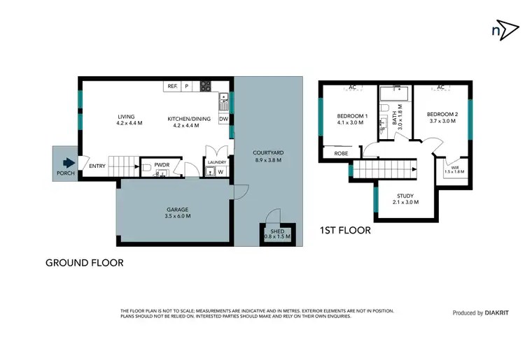 Floorplan of Homely townhouse listing, 42 Highlands Road, Thomastown VIC 3074