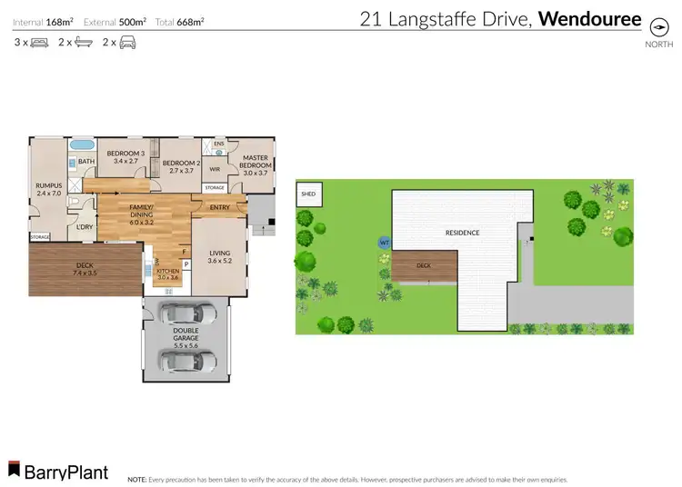 Floorplan of Homely house listing, 21 Langstaffe Drive, Wendouree VIC 3355