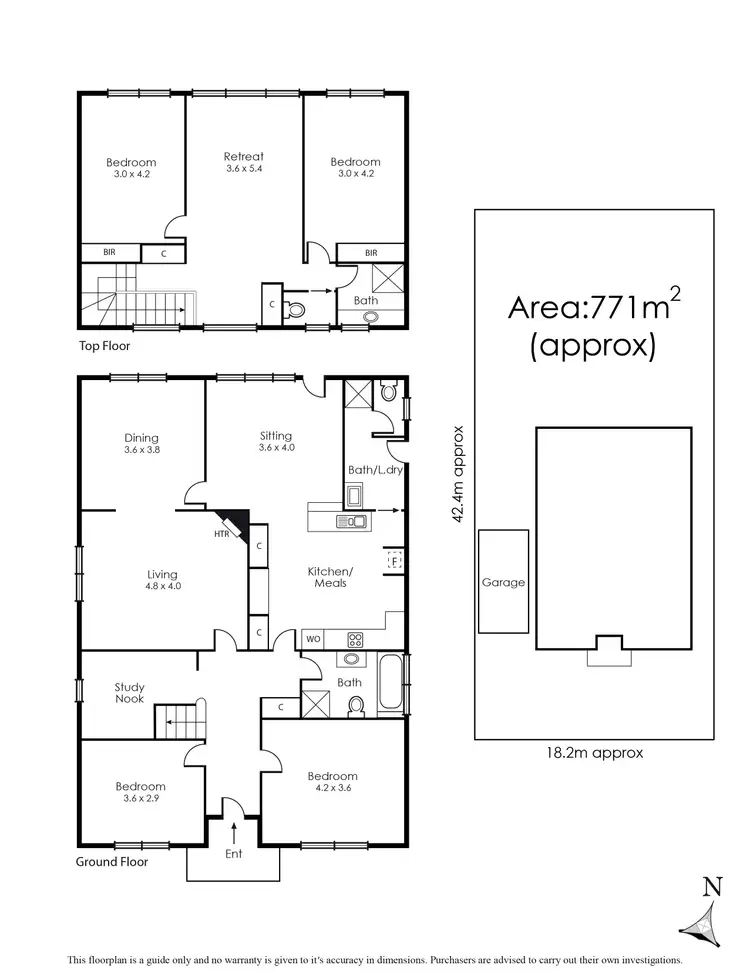 Floorplan of Homely house listing, 27 Myrtle Road, Hampton VIC 3188