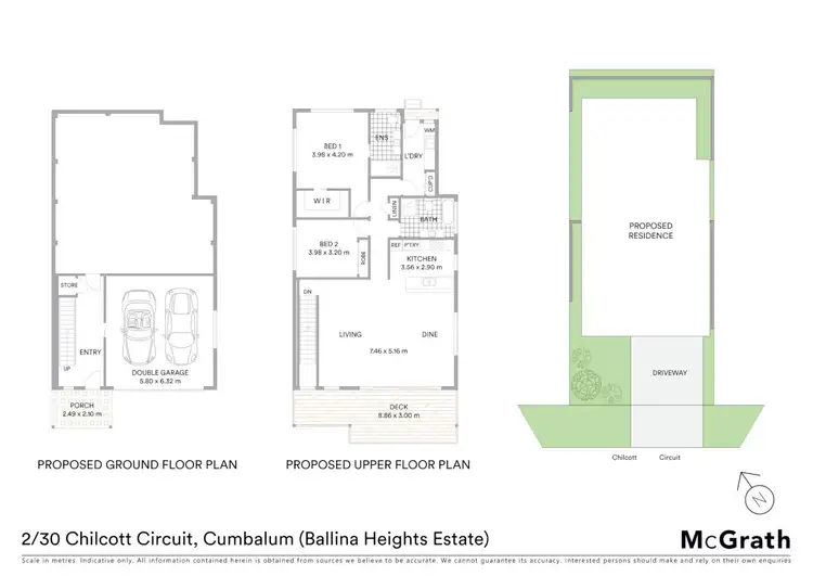 Floorplan of Homely land listing, 30B Chilcott Circuit, Cumbalum NSW 2478