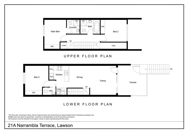 Floorplan of Homely house listing, 21A Narrambla Terrace, Lawson ACT 2617