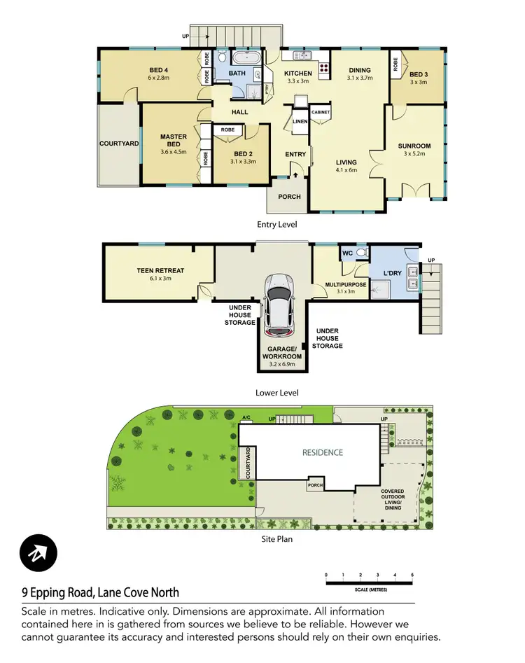 Floorplan of Homely house listing, 9 Epping Road, Lane Cove NSW 2066