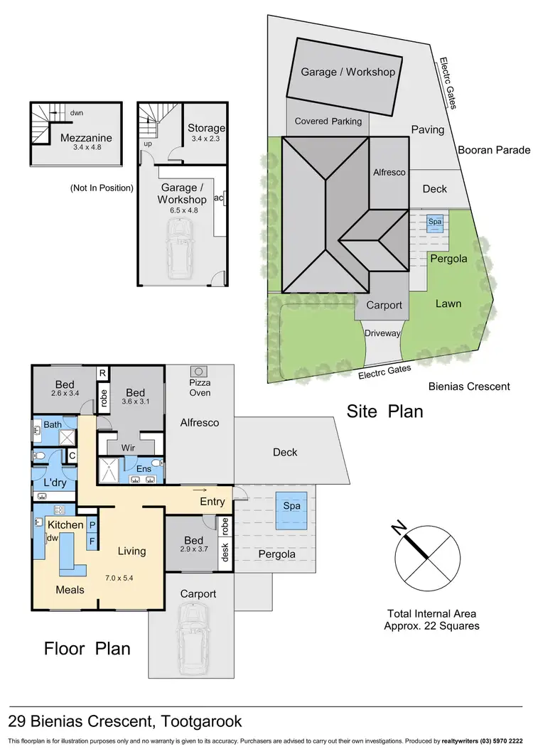 Floorplan of Homely house listing, 29 Bienias Crescent, Tootgarook VIC 3941