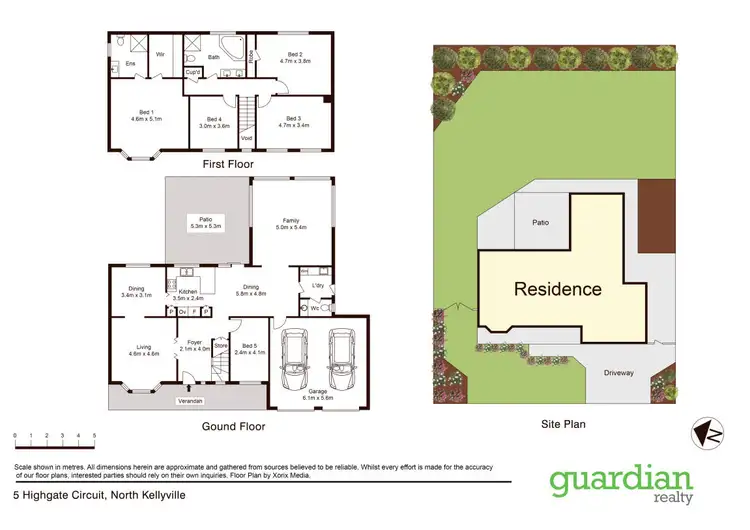 Floorplan of Homely house listing, 5 Highgate Circuit, North Kellyville NSW 2155
