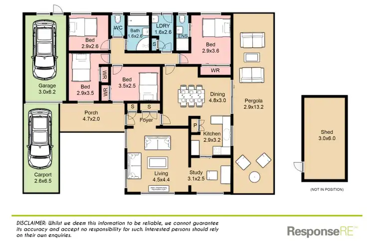 Floorplan of Homely house listing, 8 Watson Drive, Penrith NSW 2750