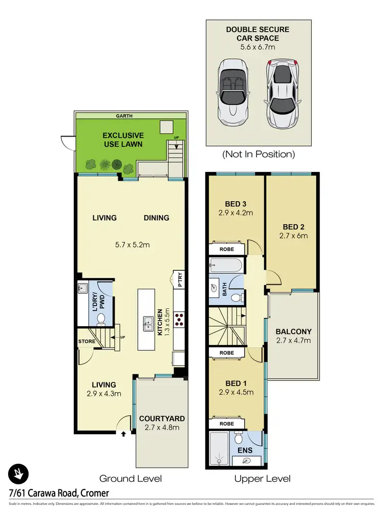 Floorplan of Homely apartment listing, 7/61 Carawa Road, Cromer NSW 2099