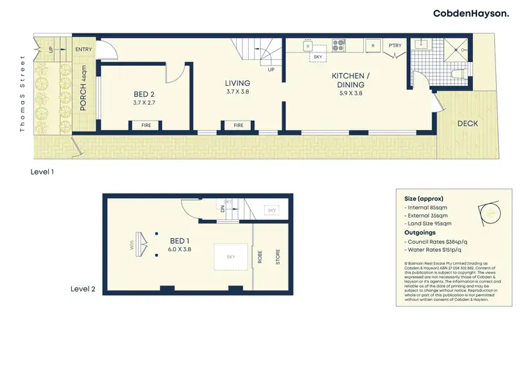 Floorplan of Homely house listing, 7 Thomas Street, Birchgrove NSW 2041