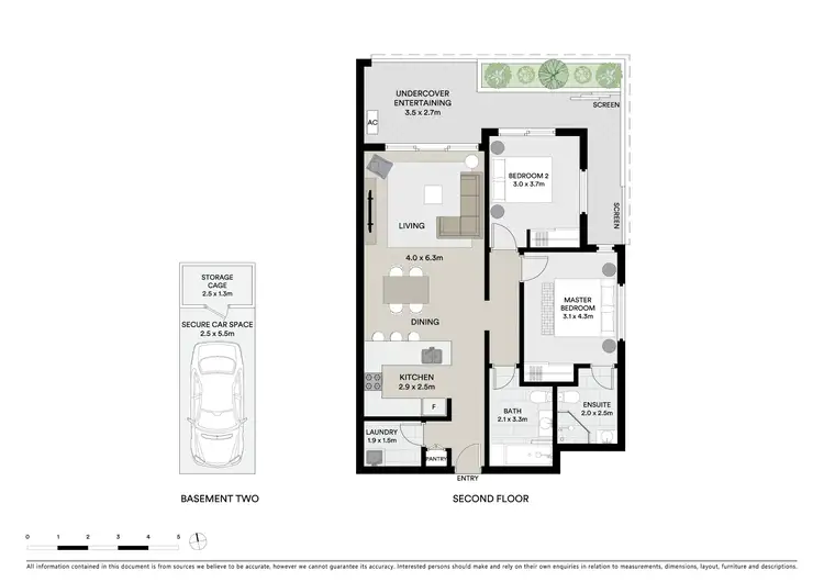 Floorplan of Homely unit listing, 202/22 Pinnacle Street, Miranda NSW 2228