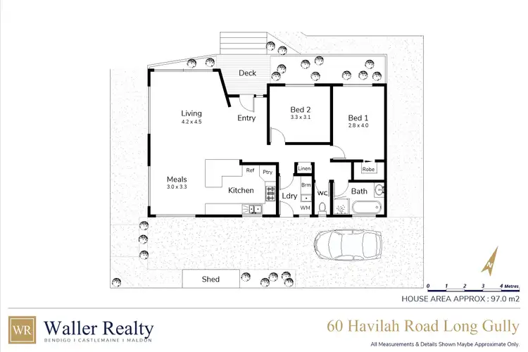 Floorplan of Homely house listing, 60 Havilah Road, Long Gully VIC 3550