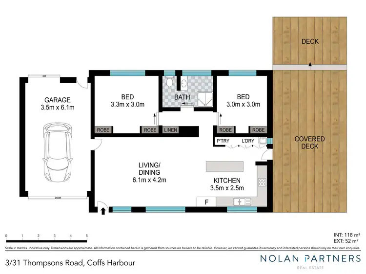 Floorplan of Homely villa listing, 3/31 Thompsons Road, Coffs Harbour NSW 2450