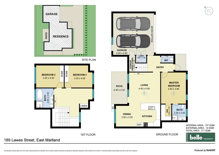 Floorplan of Homely townhouse listing, 2/189 Lawes Street, East Maitland NSW 2323