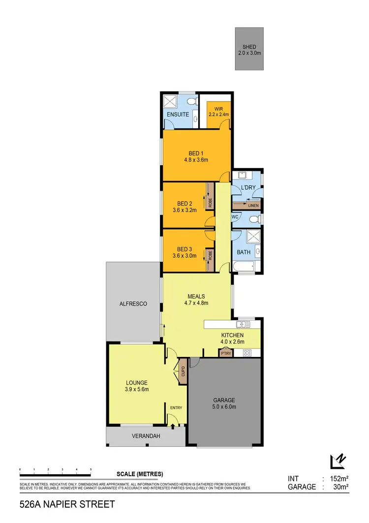 Floorplan of Homely house listing, 526A Napier Street, White Hills VIC 3550