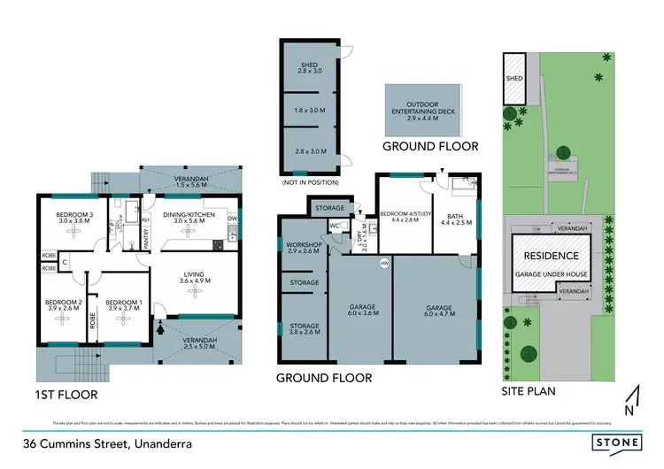 Floorplan of Homely house listing, 36 Cummins Street, Unanderra NSW 2526