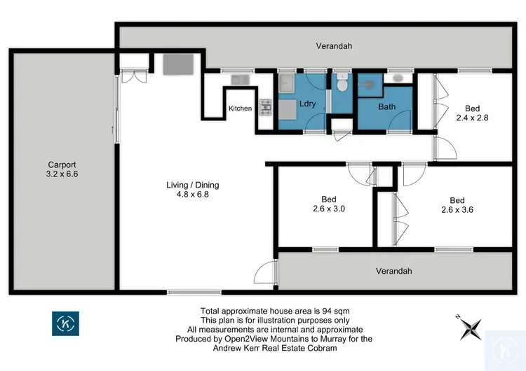 Floorplan of Homely house listing, 81 Falkiner Street, Tocumwal NSW 2714