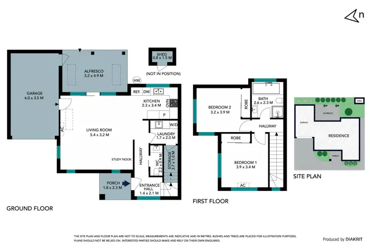 Floorplan of Homely townhouse listing, 2/63 Cyprus Street, Lalor VIC 3075