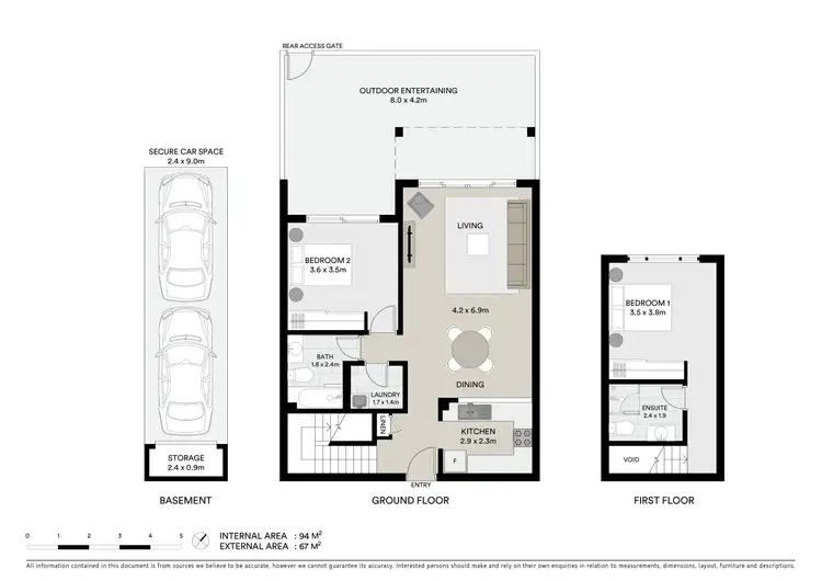 Floorplan of Homely unit listing, 5/40 Toowoon Bay Road, Long Jetty NSW 2261