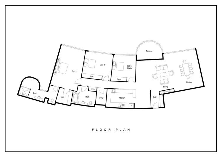 Floorplan of Homely apartment listing, 1202/2 Marcus Clarke Street, City ACT 2601