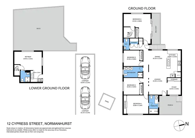 Floorplan of Homely house listing, 12 Cypress Street, Normanhurst NSW 2076