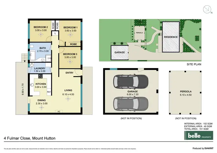 Floorplan of Homely house listing, 4 Fulmar Close, Mount Hutton NSW 2290