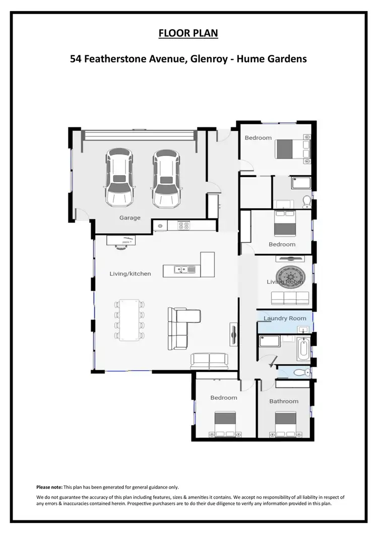 Floorplan of Homely house listing, 54 Featherstone Avenue, Glenroy NSW 2640