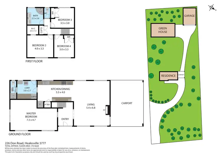 Floorplan of Homely house listing, 226 Don Road, Healesville VIC 3777