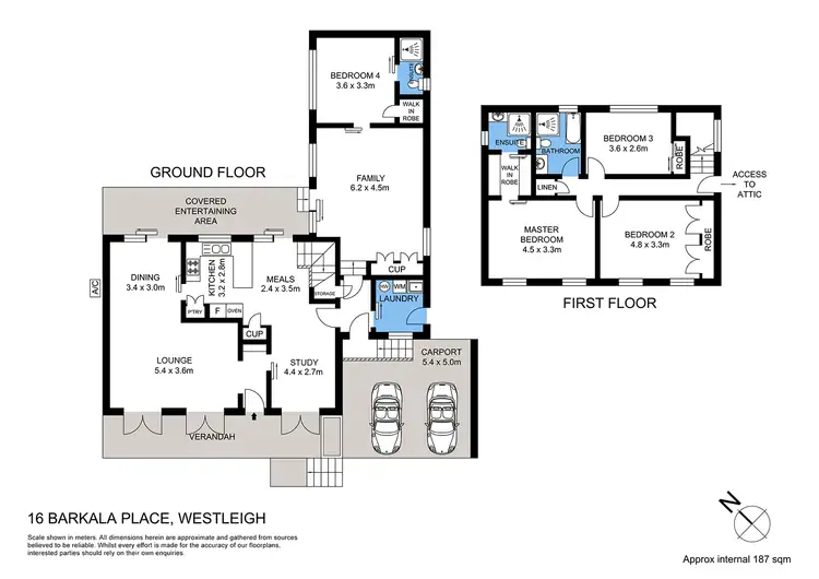 Floorplan of Homely house listing, 16 Barkala Place, Westleigh NSW 2120