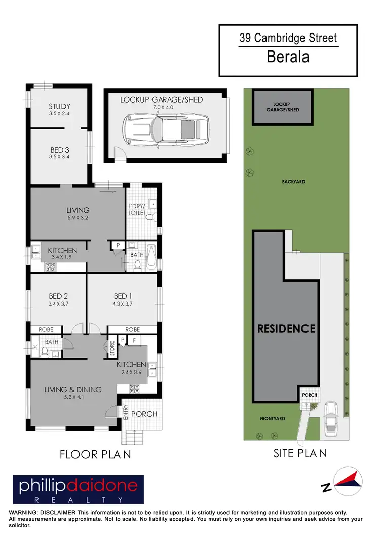 Floorplan of Homely house listing, 39 Cambridge Street, Berala NSW 2141