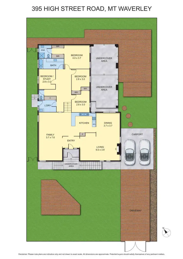 Floorplan of Homely house listing, 395 High Street Road, Mount Waverley VIC 3149