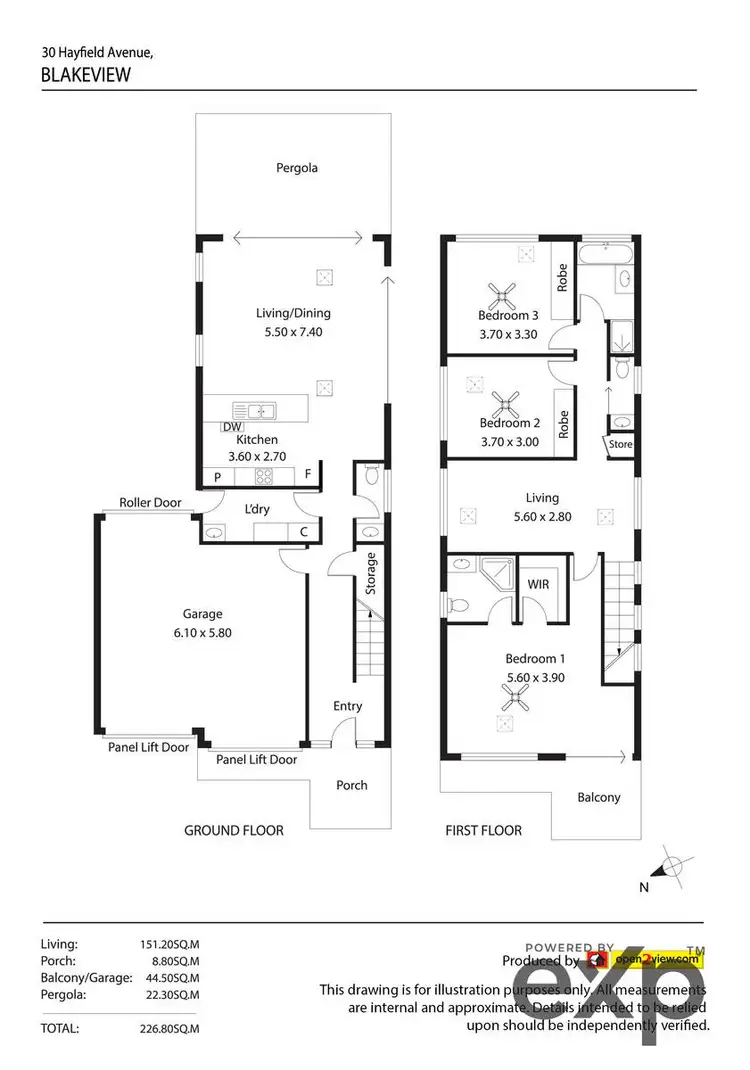 Floorplan of Homely house listing, 30 Hayfield Avenue, Blakeview SA 5114
