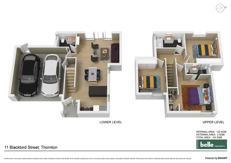 Floorplan of Homely unit listing, 11 Blackbird Street, Thornton NSW 2322