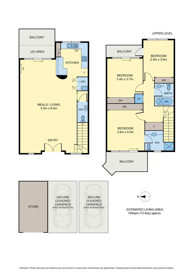 Floorplan of Homely unit listing, 46/195-197 Lygon Street, Brunswick East VIC 3057