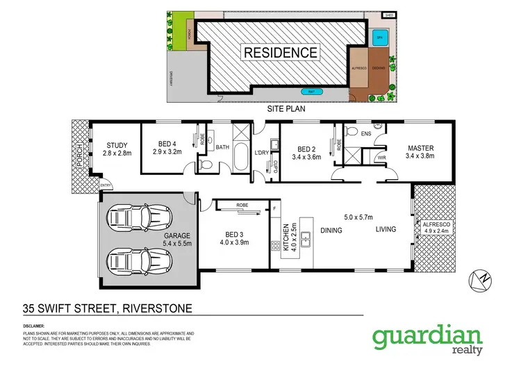 Floorplan of Homely house listing, 35 Swift Street, Riverstone NSW 2765