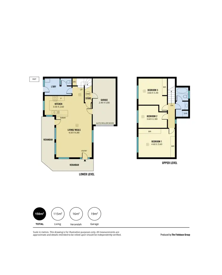 Floorplan of Homely townhouse listing, 51 Gray Street, Norwood SA 5067