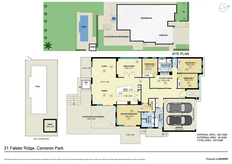 Floorplan of Homely house listing, 21 Falster Ridge, Cameron Park NSW 2285