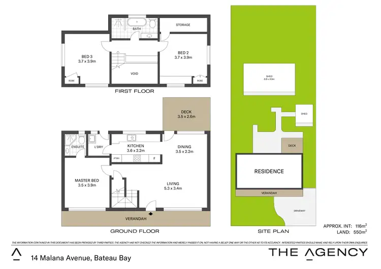 Floorplan of Homely house listing, 14 Malana Avenue, Bateau Bay NSW 2261