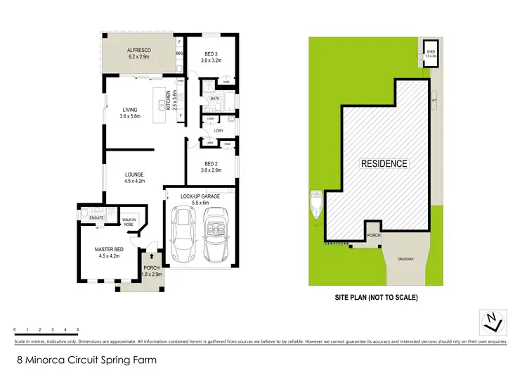 Floorplan of Homely house listing, 8 Minorca Circuit, Spring Farm NSW 2570