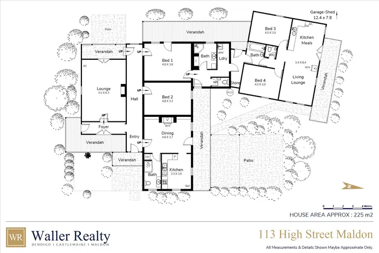 Floorplan of Homely house listing, 113 High Street, Maldon VIC 3463