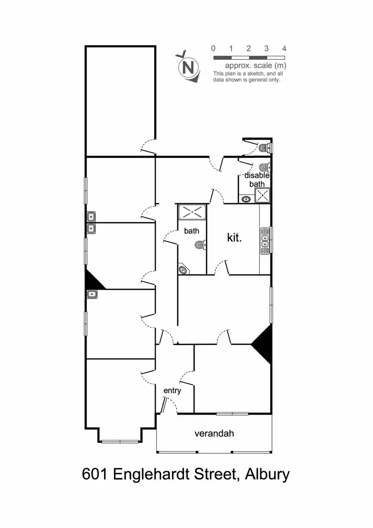 Floorplan of Homely house listing, 601 Englehardt Street, Albury NSW 2640