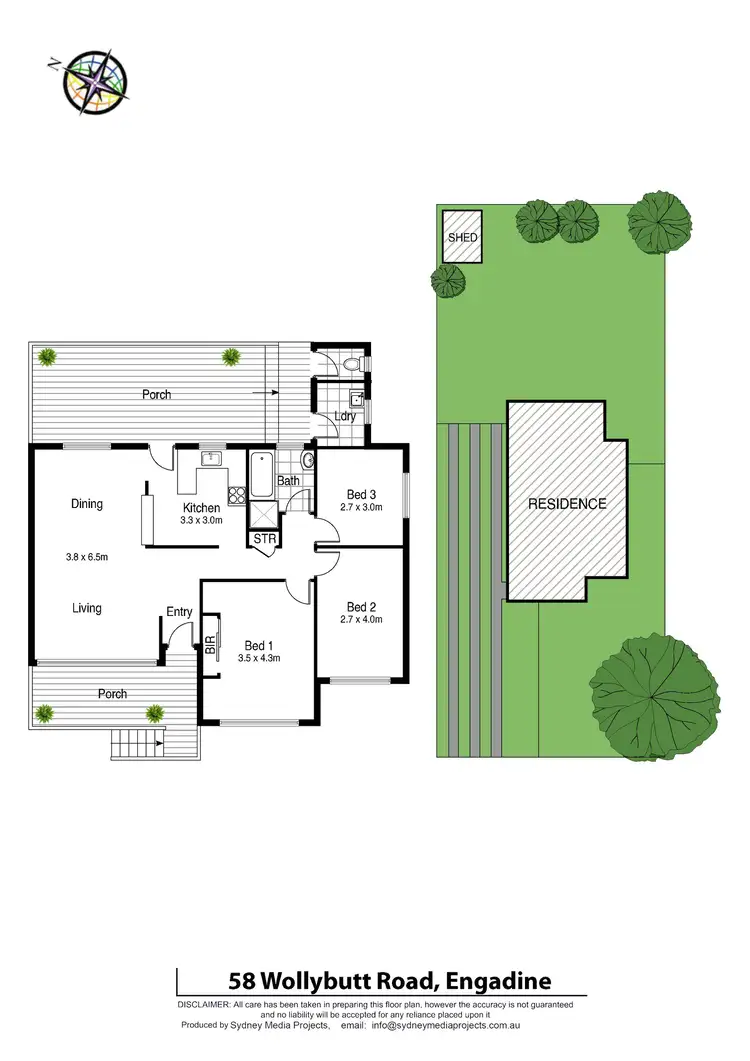 Floorplan of Homely house listing, 58 Wollybutt Road, Engadine NSW 2233