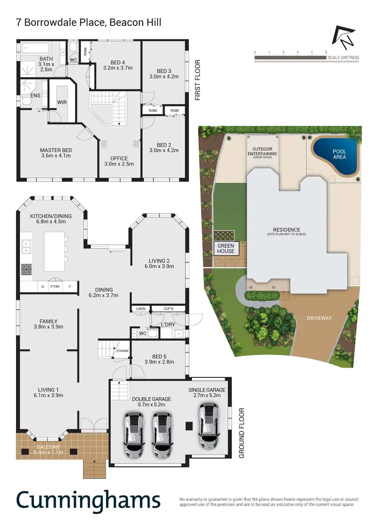 Floorplan of Homely house listing, 7 Borrowdale Place, Beacon Hill NSW 2100