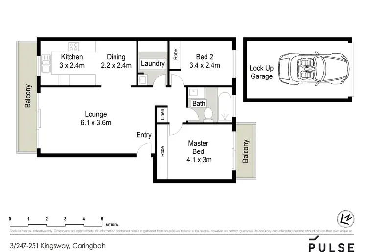 Floorplan of Homely apartment listing, 3/247-251 Kingsway, Caringbah NSW 2229