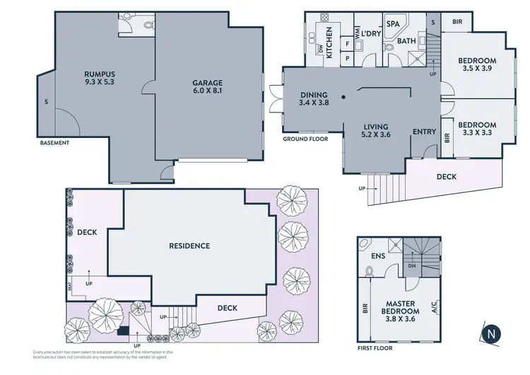 Floorplan of Homely house listing, 51 Zoe Circuit, Northcote VIC 3070