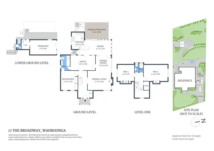 Floorplan of Homely house listing, 17 The Broadway, Wahroonga NSW 2076